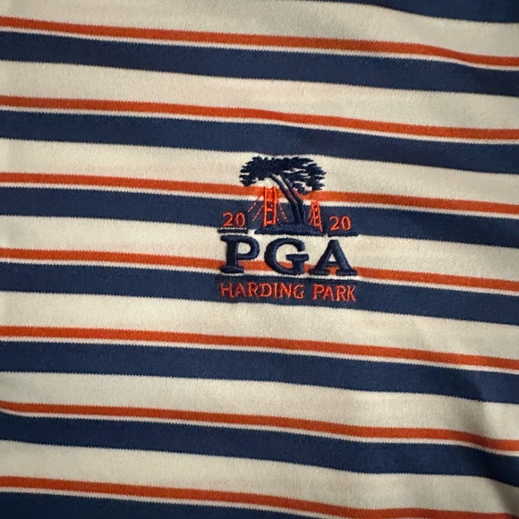 PGA Tour Striped Polo Shirt - Picture 3 of 4